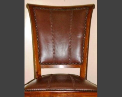 Leather upholstery